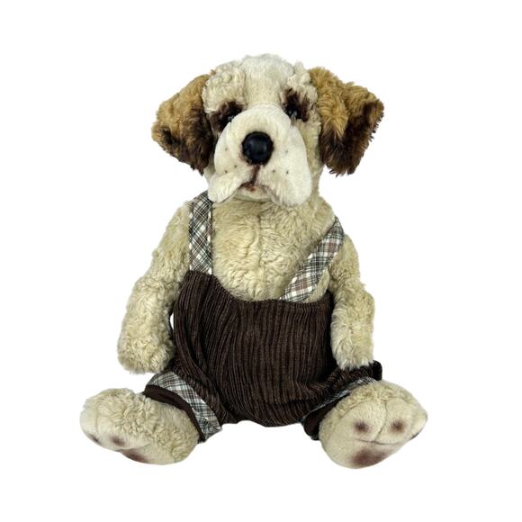 HugFun 2001 Plush Dog Stuffed Animal w/ Clothing Outfit Approx 15" EUC - Picture 1 of 7